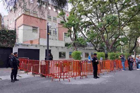 Protestan En La Embajada De Israel En México Contra “exterminio” Del