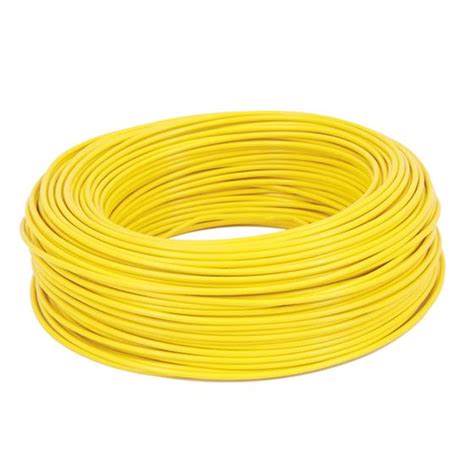 Cabo Flexível 1 5mm Amarelo Rolo 100 mts Sil Condumig Corfio