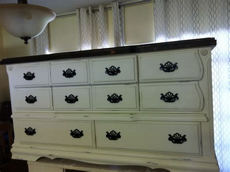 The Funkie Munkie Furniture: Old White Solid Wood Dresser