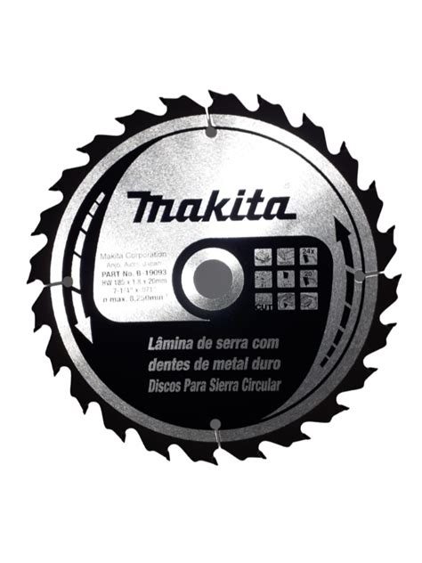 Disco De Sierra Para Madera Makita B Mm X Mm X D Para