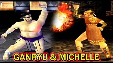 TAS Ganryu Michelle Gameplay Tekken Tag Tournament Requested