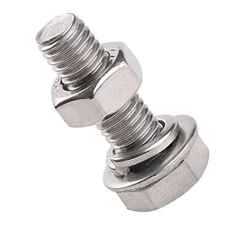 Polished MS Hex Bolt Nut Set For Construction Size 5inch At Rs 18