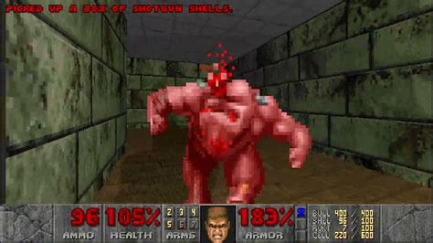 Doom 1 Gameplay Episode 3 Inferno Level 4 House Of Pain