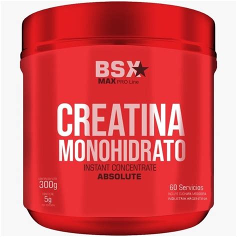 Creatina Monohidrato Bsx Nutrition 300 Gr Shopee Argentina