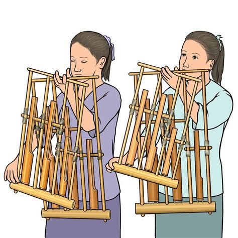 Angklung Indonesian Bamboo Percussion Picture By Irombook