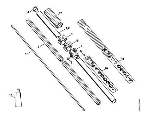 Stihl FS 130 Strimmer Drive Tube Assembly Lawn Turfcare Machinery