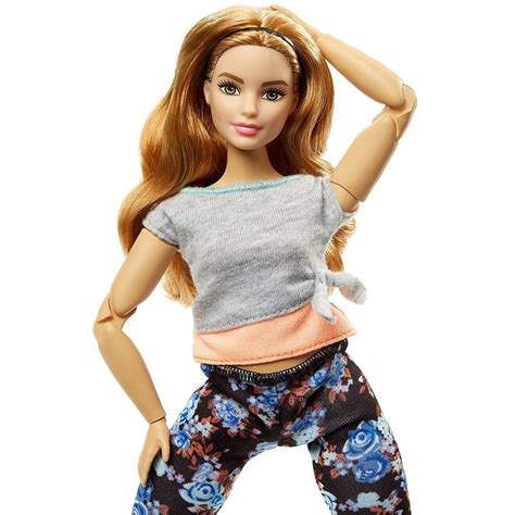 Outlet Mattel Barbie Lalka Made To Move Fitness Gimnastyczka Ruda Z