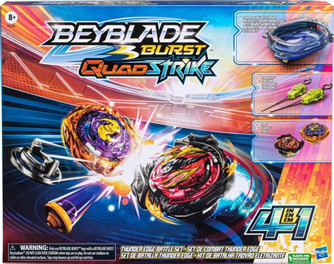 Buy Beyblade Burst Quadstrike Thunder Edge Battle Set Battle Game Set