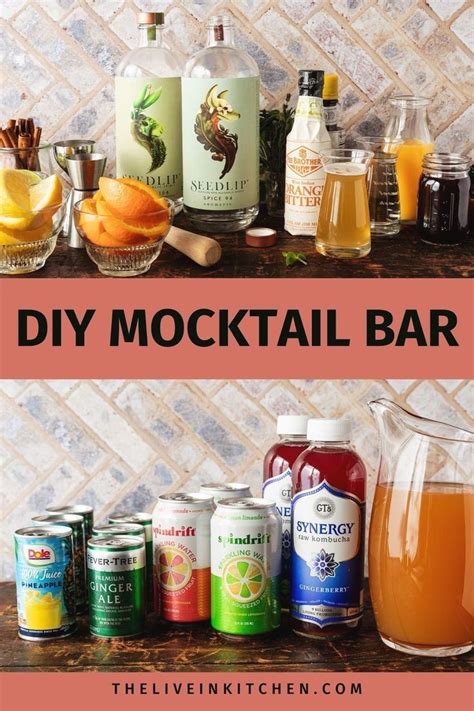 DIY Mocktail Bar - Drink Recipes in 2024 | Mocktail bar, Mocktails, Bar drink recipes