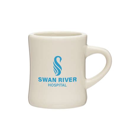 Diner Glossy Ceramic Mug 10 Oz One Color Personalization Available