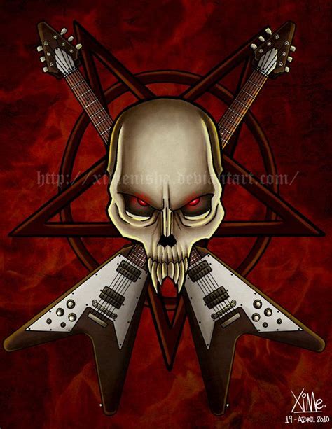 Cool Heavy Metal Calavera Metal By Ximenisha On Deviantart Heavy