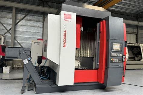 EMCO MAXXMILL 500 New 2014 5 Axis CNC Machine VMC Used Mach4Metal