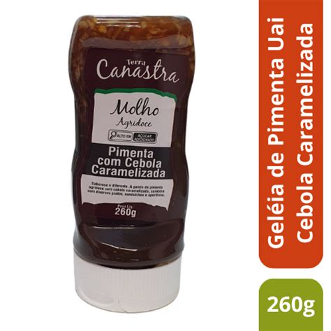 Geléia de Pimenta Cebola Caramelizada Agridoce Terra Canastra