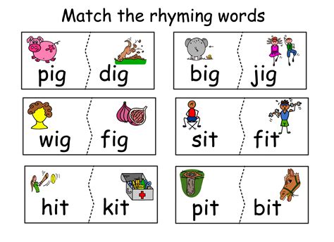 Cvc Word Rhyming Puzzles Made By Teachers