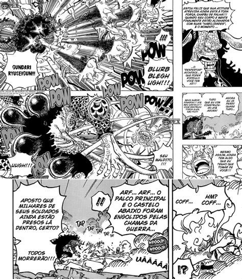 Spoilers Do Manga Sobre A Luta Do Luffy Vs Kaido One Piece Brasil Amino