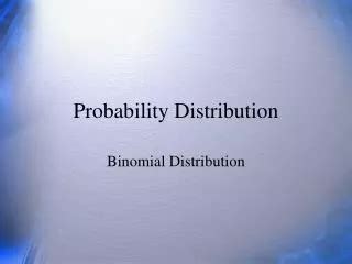 Ppt Joint Probability Distribution Powerpoint Presentation Free