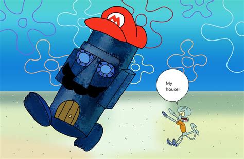 House Jacked Squidward By Afrootaku917 On Deviantart Squidward Spongebob Squarepants Tv Show