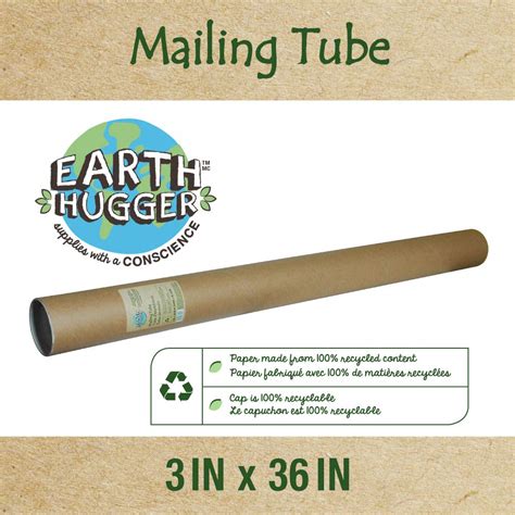 Earth Hugger Kraft 3 X 36 Mailing Tube 12 Pack 37022 EH