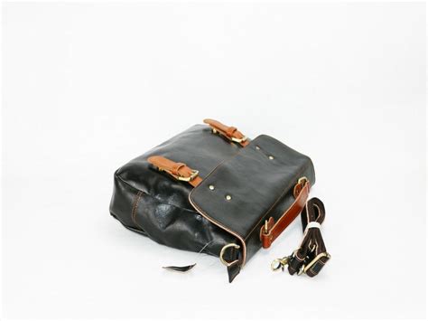 Black Fashion Leather DSLR Camera Bag 1127 – icambag