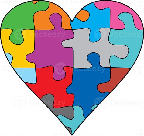 Heart Puzzle Color 12637698 PNG