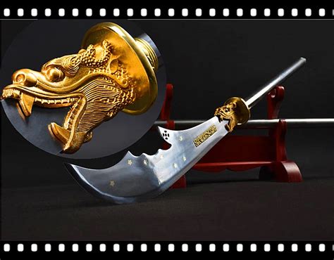 Wonderful Chinese Guangong Dao Broadsword Sharp 1095high Carbon Steel