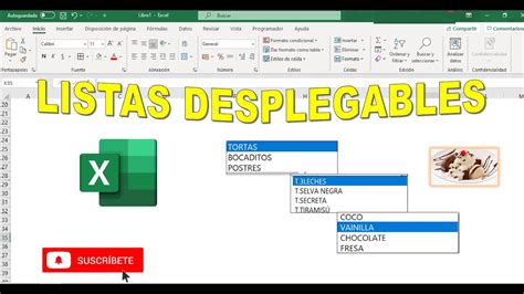 Crea Listas Desplegables De Varios Niveles En Excel YouTube