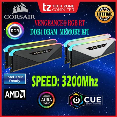 Corsair Vengeance Rgb Rt Ddr4 Ram Kit Shopee Malaysia