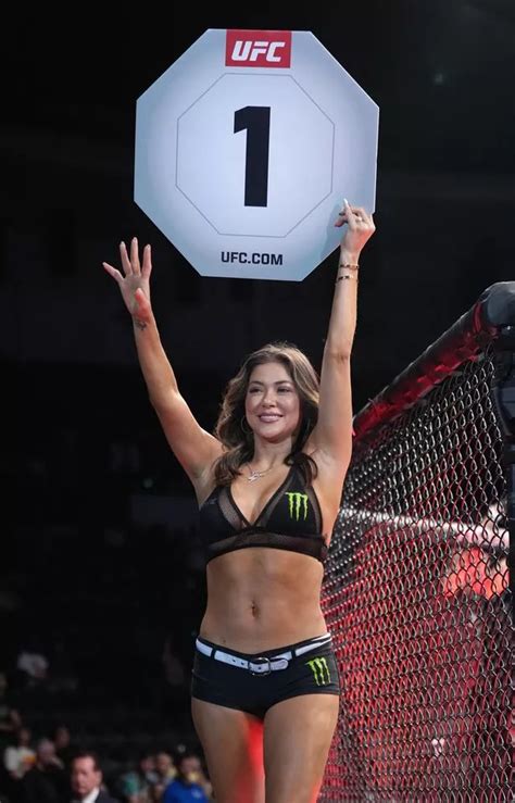 UFC S Richest Ring Girl Leaves Fans Breathless In Leather Lingerie