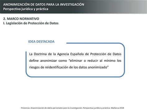 Anonimización de datos personales para la investigación ppt descargar