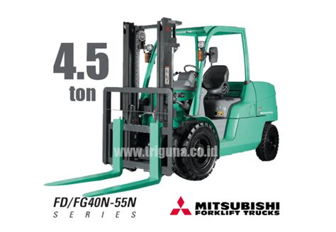 Jual Forklift Mitsubishi 4 5 Ton FD45N PT Triguna Karya Nusantara