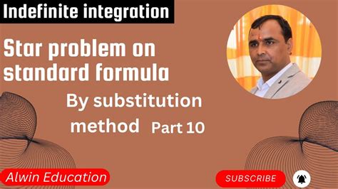 Integration Integration By Substitution Method Youtube