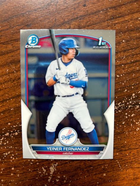 Yeiner Fernandez Chrome Prospects BCP 138 2023 Bowman EBay