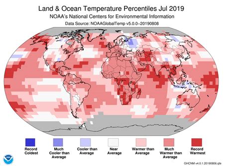 Noaa July Hottest Month Ever Recorded Globally Overnight Thunder