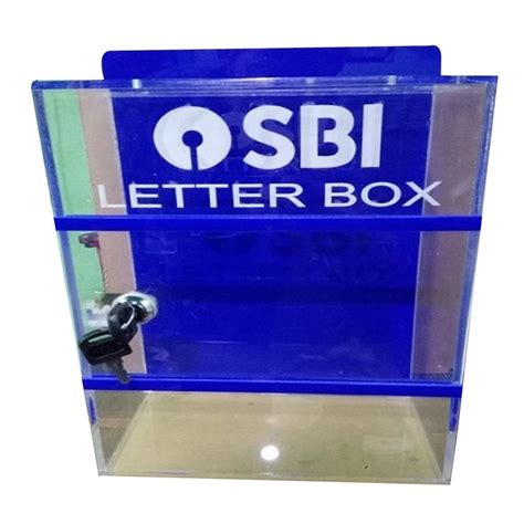 White And Blue Glass Letter Box Size 8inch At Rs 830box In Kolkata