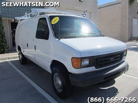 2004 Ford Econoline Cargo E 250 E250 Cargo Vans Used Cargo Van Work