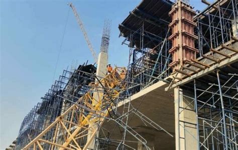 Collapsed Crane Kills Cambodian Worker At Construction Site In The