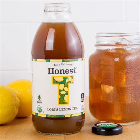 Honest Tea 16 Oz Sweetened Lori S Lemon Iced Tea 12 Case