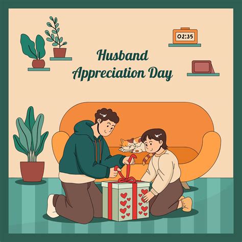 Husband Appreciation Day Concept 7098059 Vector Art at Vecteezy