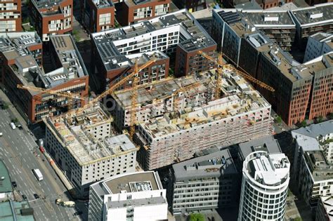 Luftaufnahme Hamburg Baustelle Zum Neubau Einer Mehrfamilienhaus