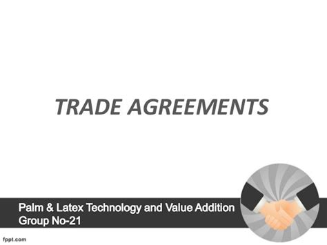 Trade Agreements