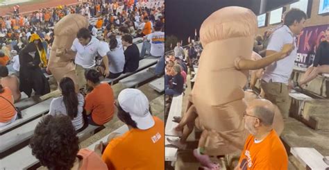 Fan Got Kicked Out Of College Football Game For Wearing An