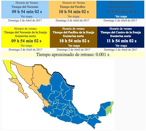 Horario De Verano 2017 Qué Hora Es En México Publimetro México