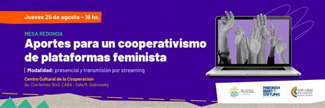 Mesa Redonda Aportes Para Un Cooperativismo De Plataformas Feminista