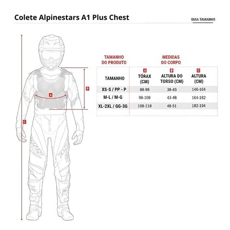 Colete Alpinestars A1 Plus Chest Preto Cinza AmareALPINESTARS