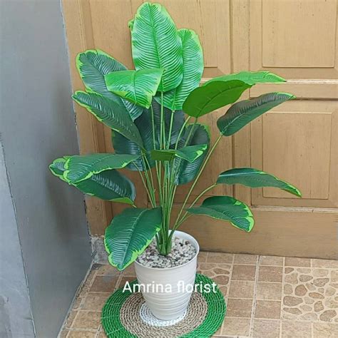 Jual Pohon Pisang Artificial Pot Tawon Tanaman Hias Pohon Pisang