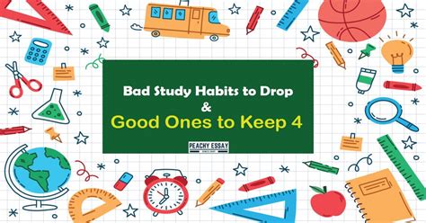 Bad Study Habits To Drop And 4 Good Ones To Keep