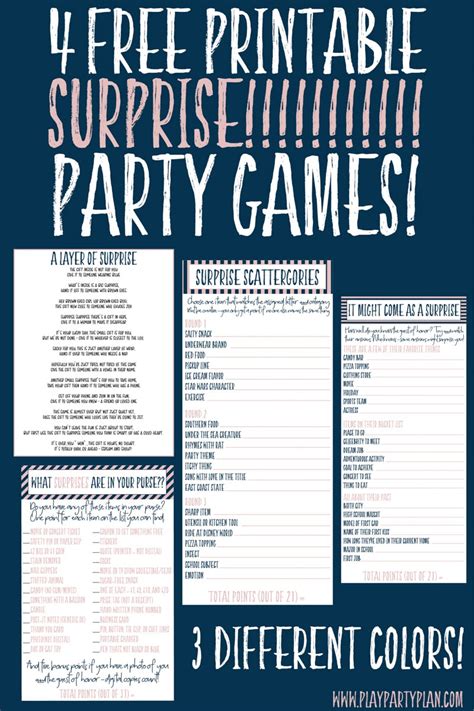 20+ Surprisingly Easy Surprise Game Ideas - Play Party Plan