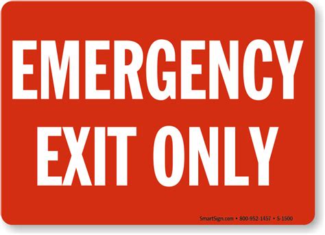 Emergency Exit Signs – Best Range, High Quality & Ships Fast