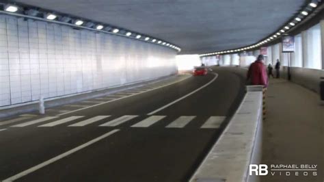 [driving] Ferrari F50 Loud Sound In Monaco F1 Tunnel Youtube