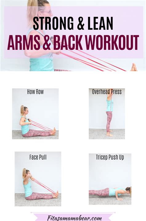 Upper Body Resistance Band workout With PDF